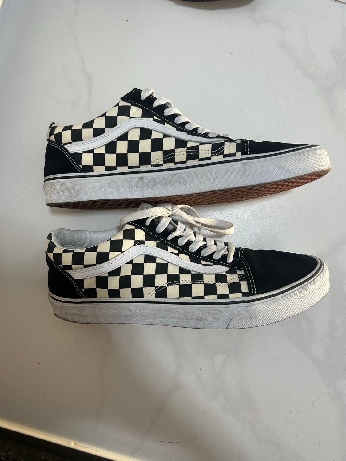 반스 올드스쿨 Primary Check 블랙 화이트 상품이미지2