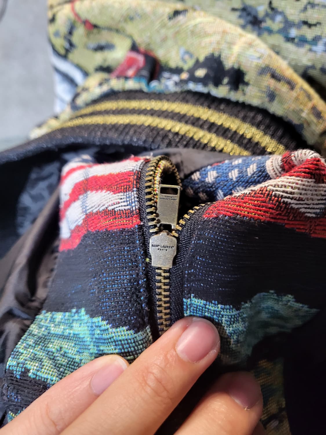 우주인 자수 서프 문랜딩 자켓 상품이미지3