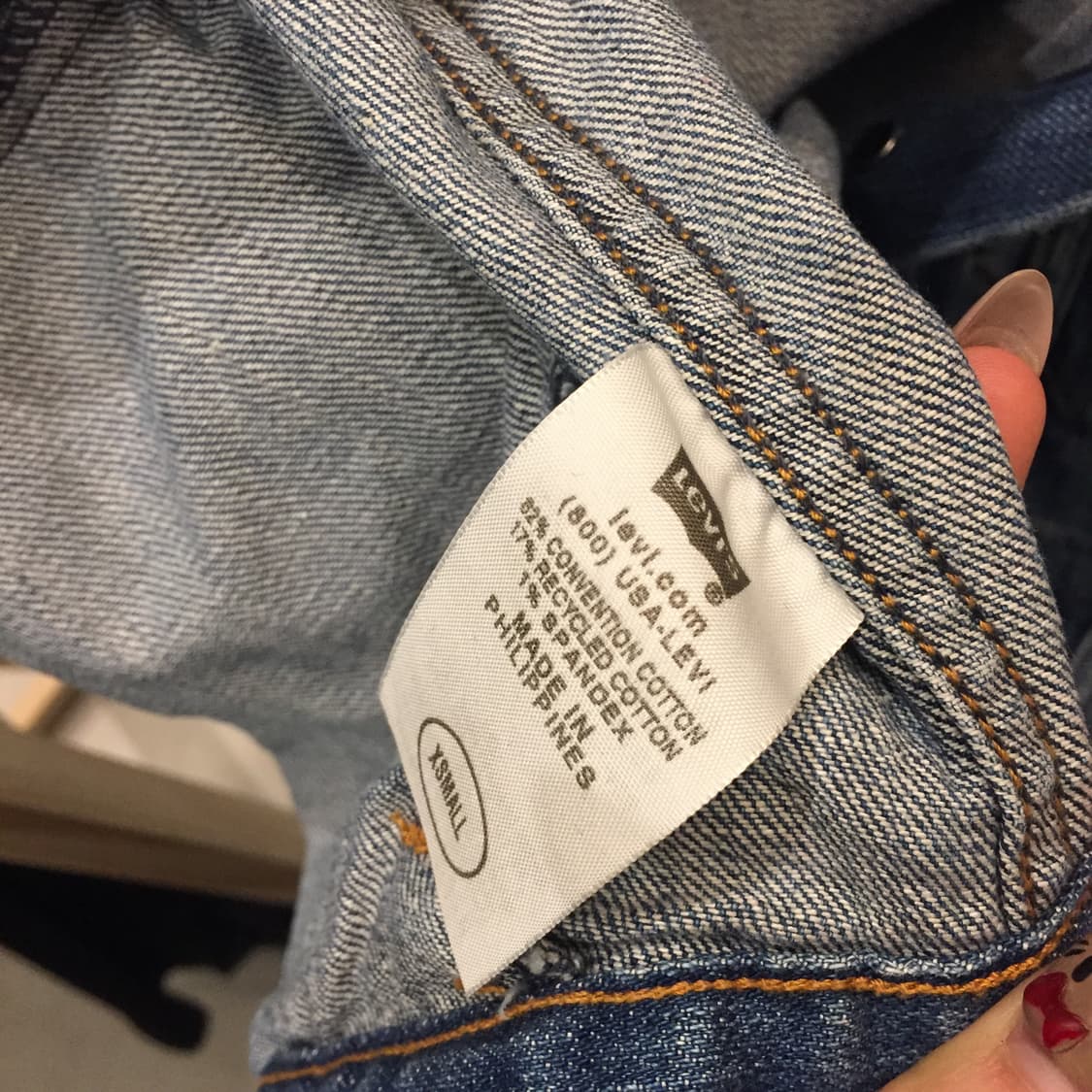 Levi’s 리바이스 모리걸 괴짜 슬림핏 데님 자켓 상품이미지5