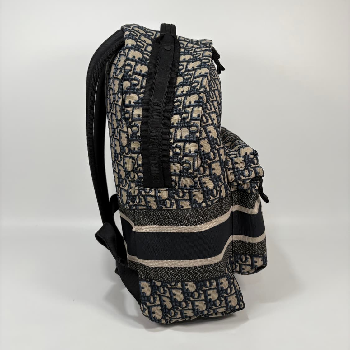 디올 블루 오블리크 트래블 테크니컬 캔버스 백팩  상품이미지3