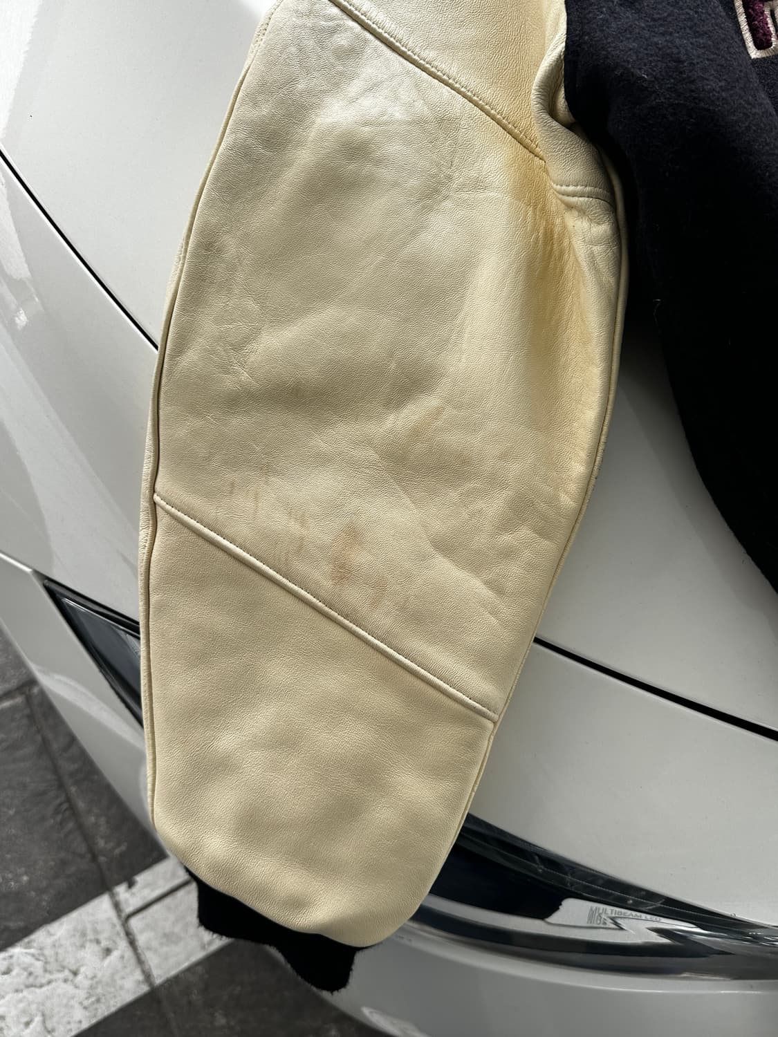 90s 하드락 카페 Hard Rock Cafe 레더 바시티 스타디움 자켓 상품이미지2