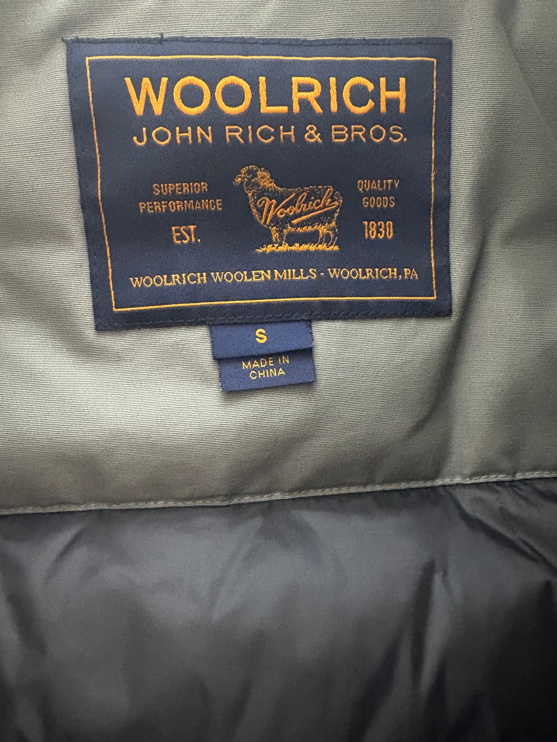 울리치 자켓 s 상품이미지2