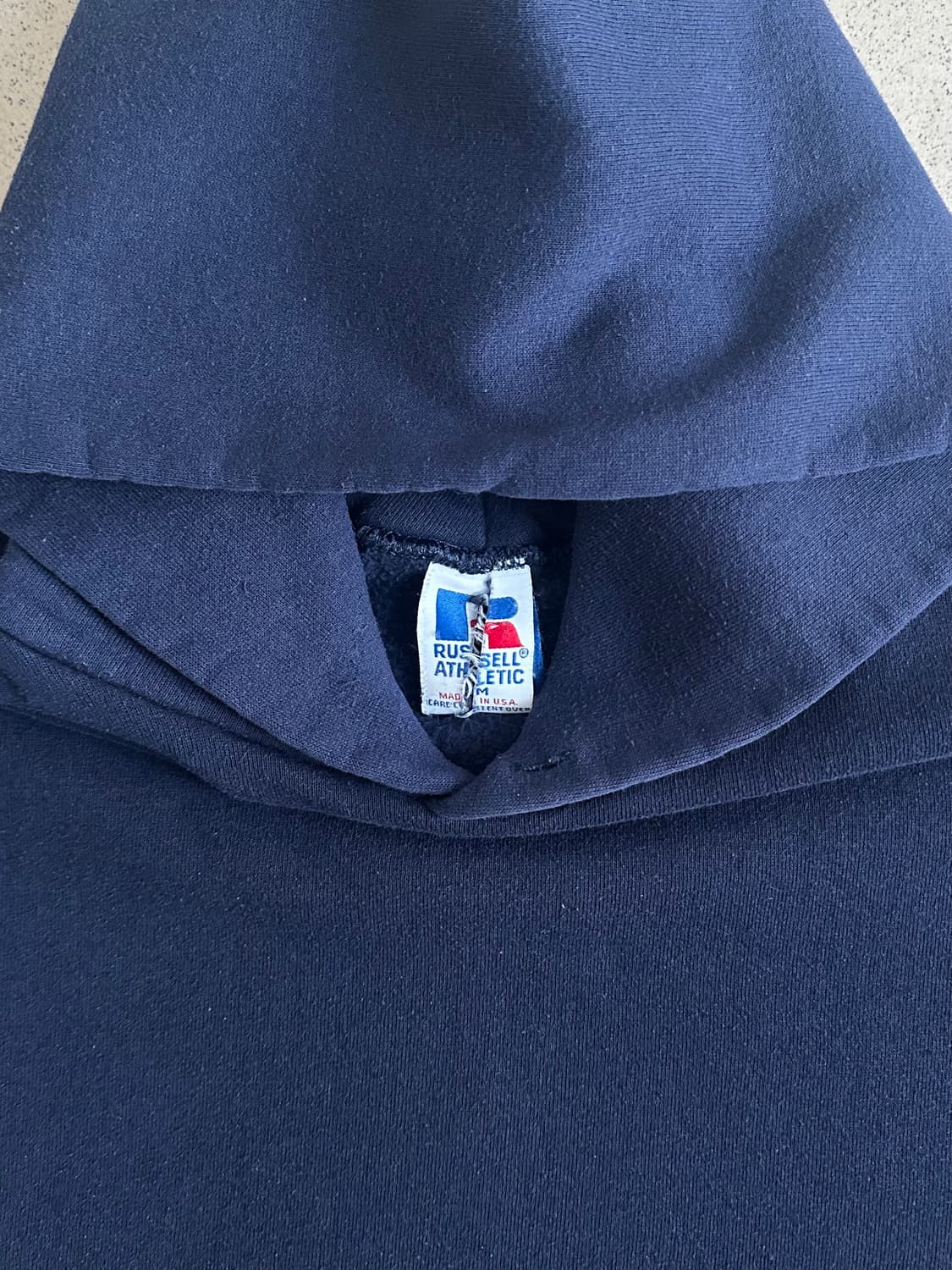 90s 빈티지 러셀 후드 네이비 M USA 상품이미지6