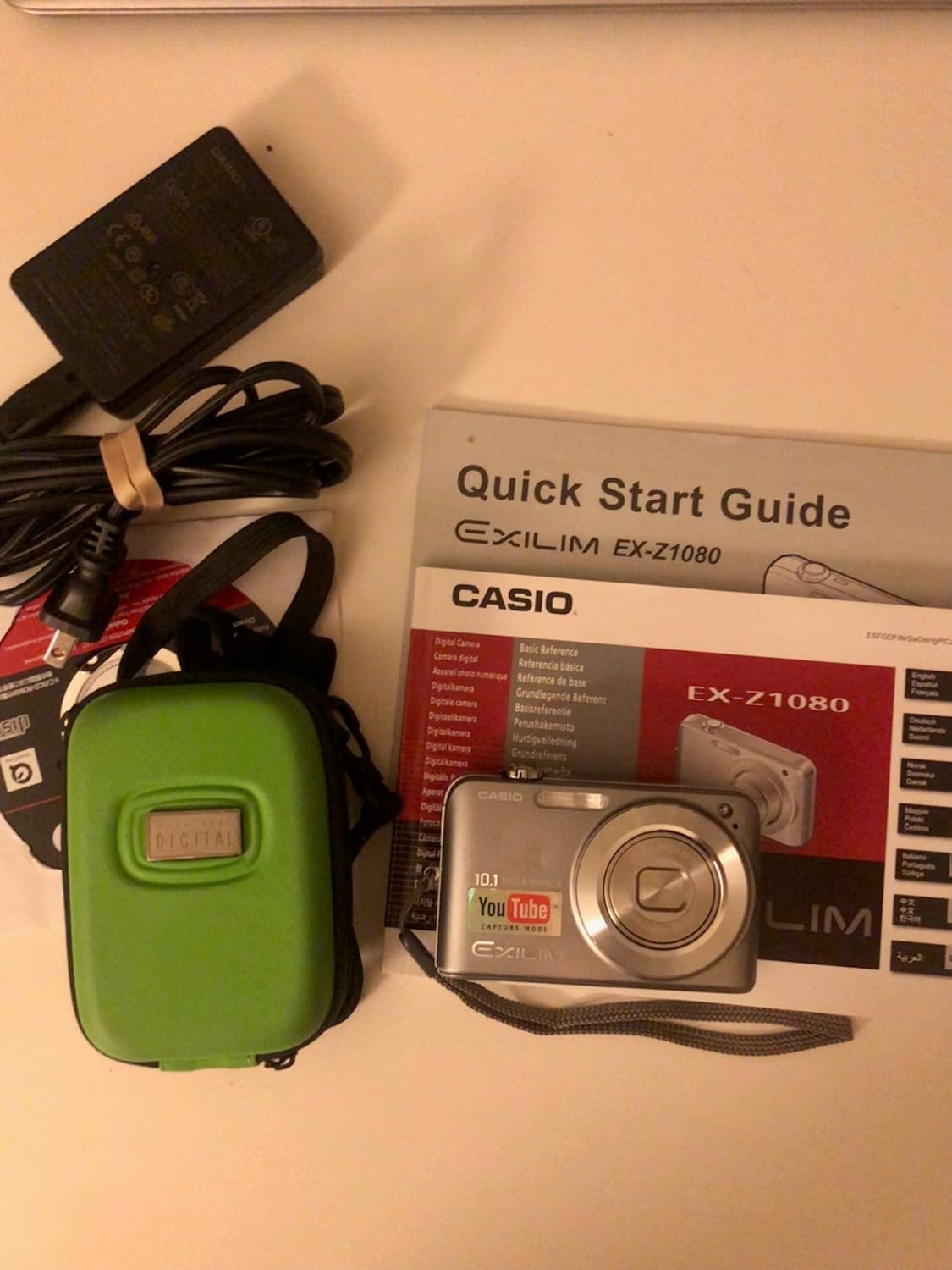 작례있음) 풀구성 카시오 엑슬림 EX-Z1080 상품이미지1