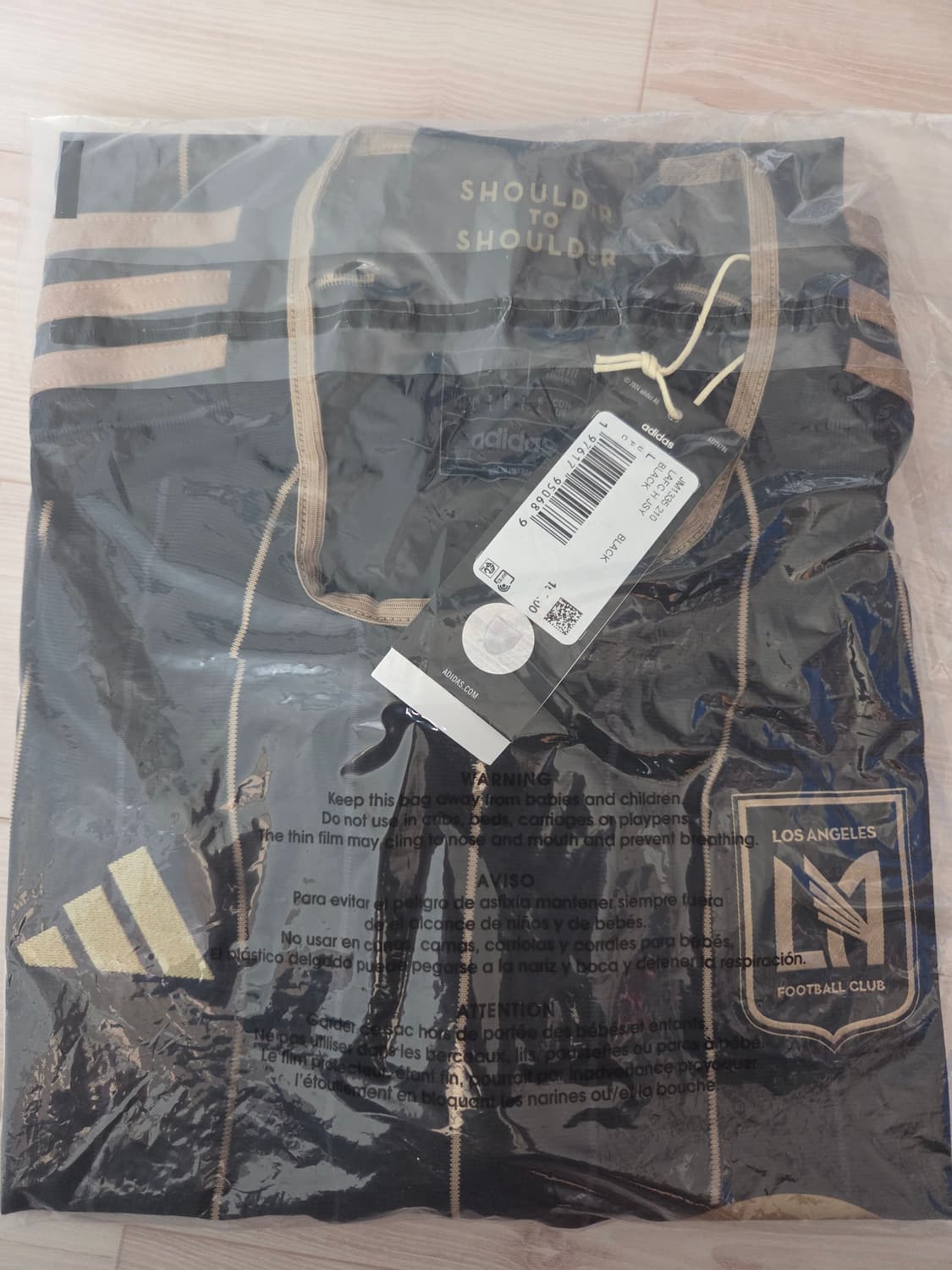 아디다스 LAFC 2024/25 홈 저지 블랙 - US 사이즈 팝니다. 상품이미지3