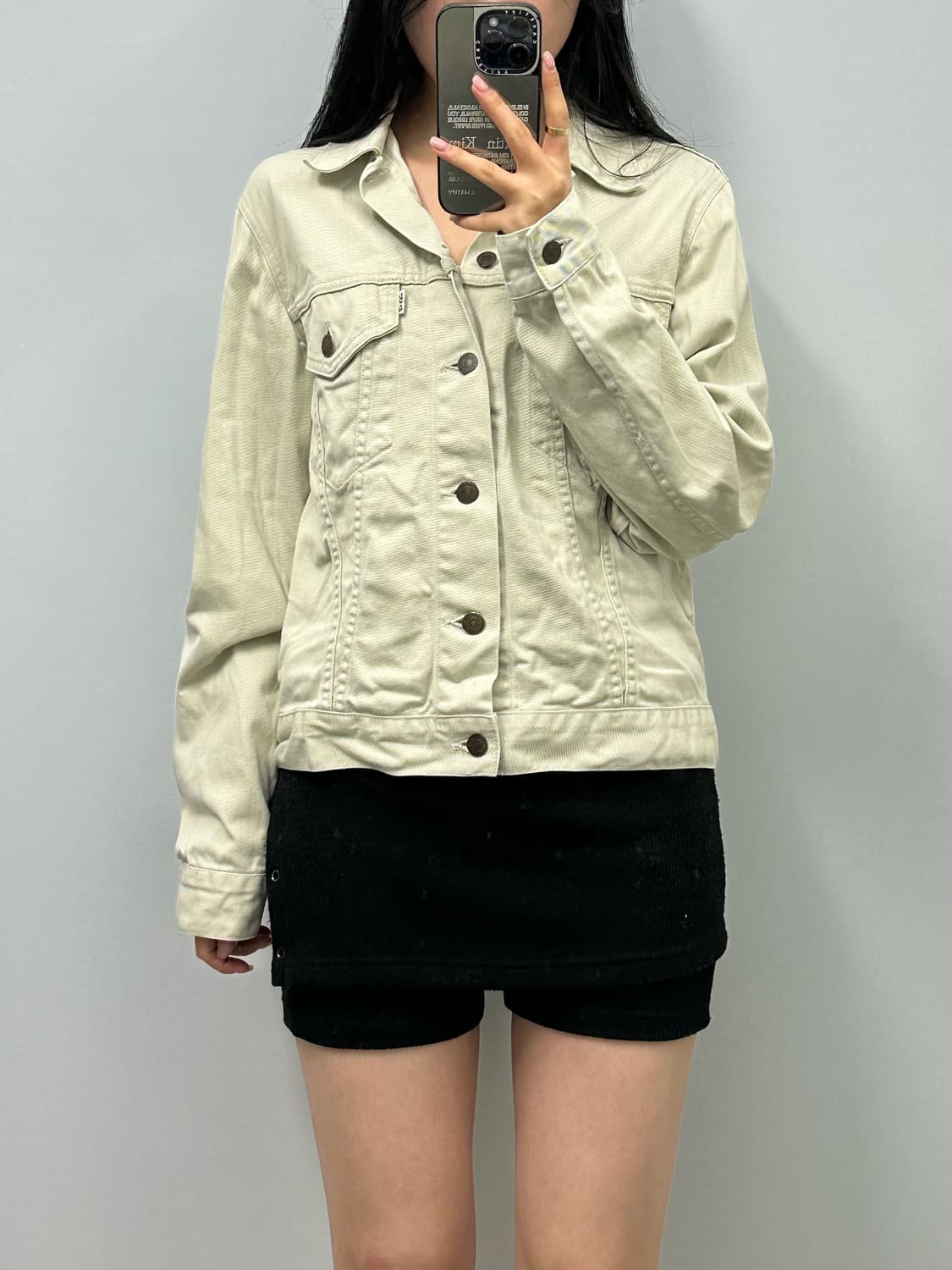 리바이스 840B xx 화이트탭 베이지 데님자켓 상품이미지1