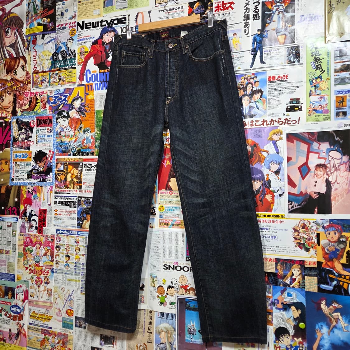 본더치 오리지널 USA 백포켓 프린팅 데님 팬츠 상품이미지5