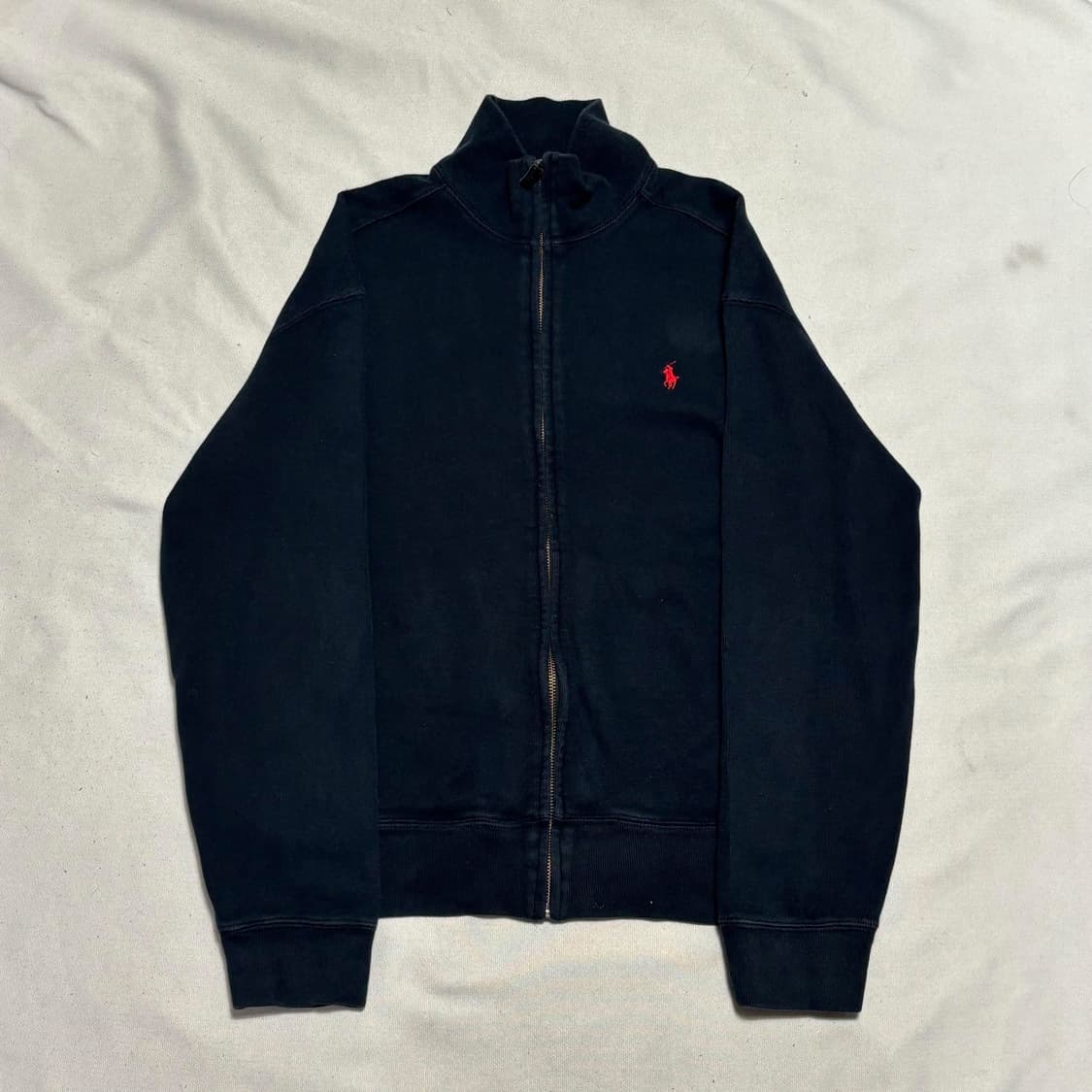 폴로랄프로렌 레드포니 코튼 블랙 니트집업 상품이미지2