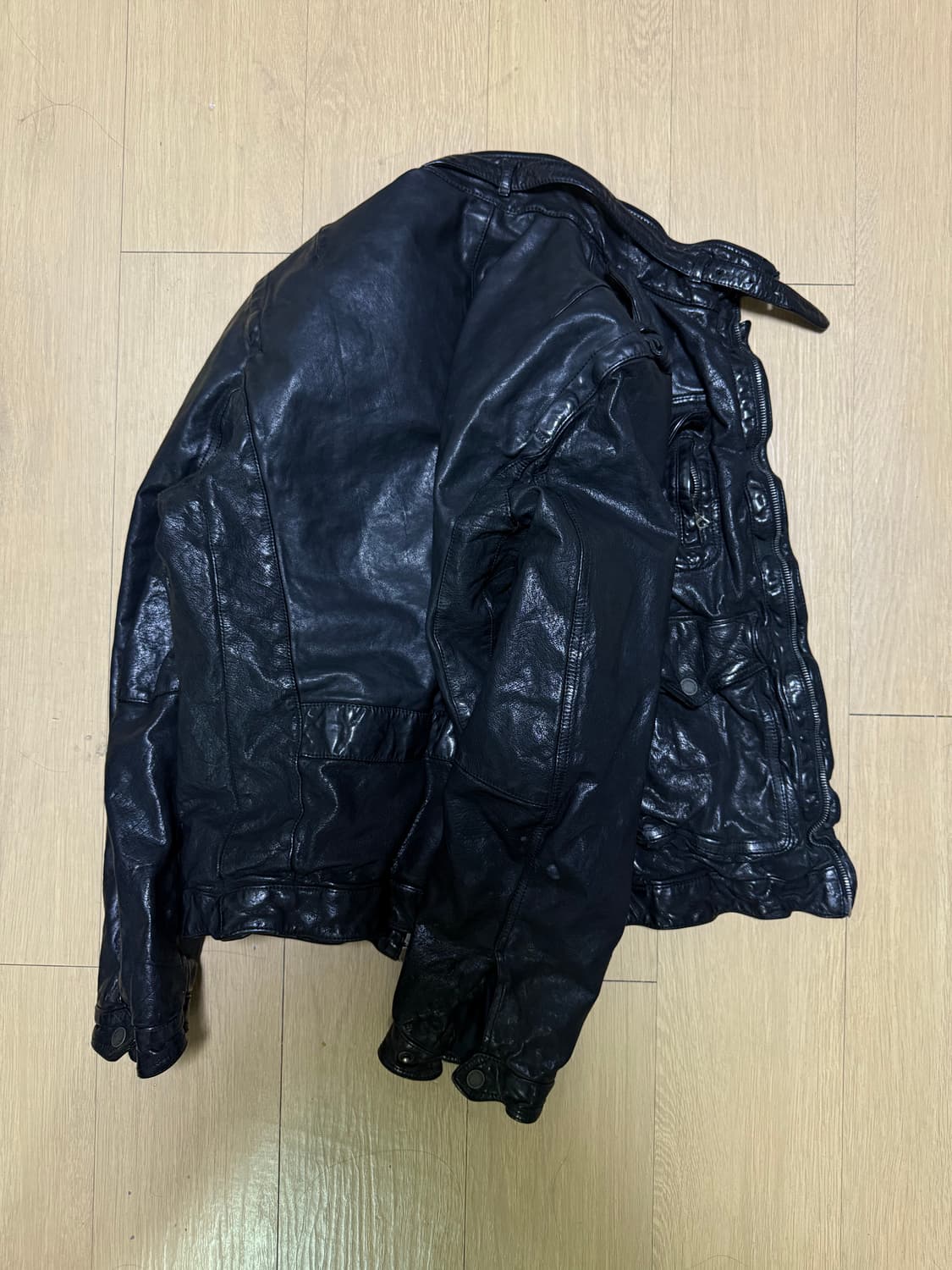 닐바렛 버팔로 레더 자켓 (xs) 상품이미지3