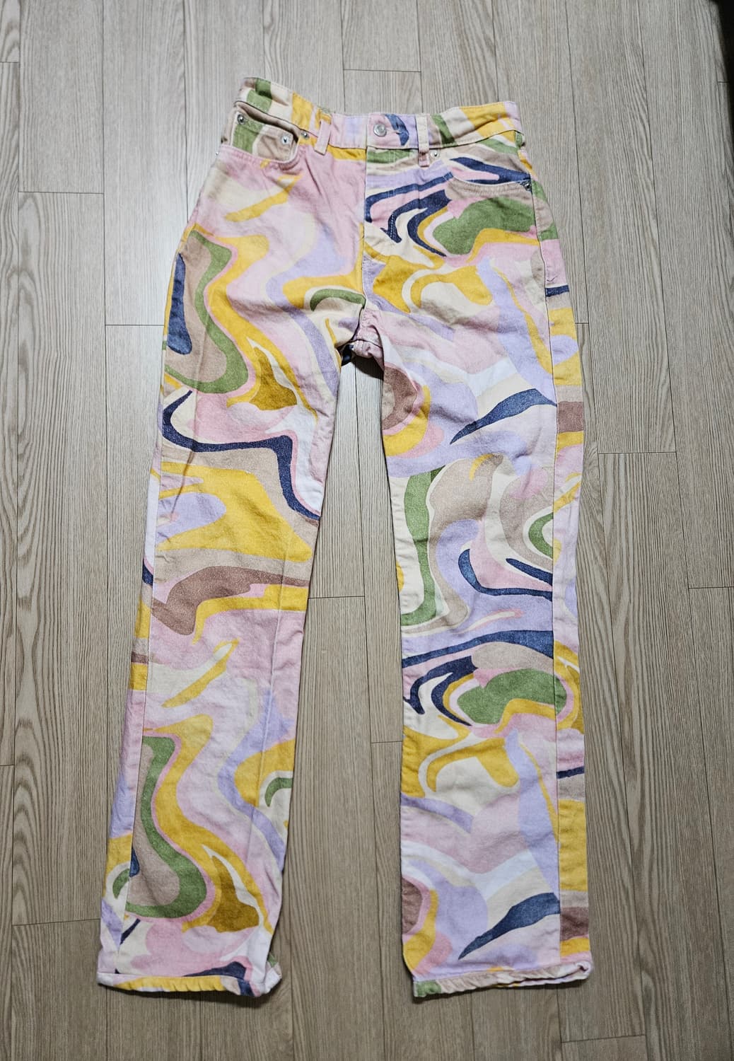 자라 패턴 데님 26사이즈 상품이미지1