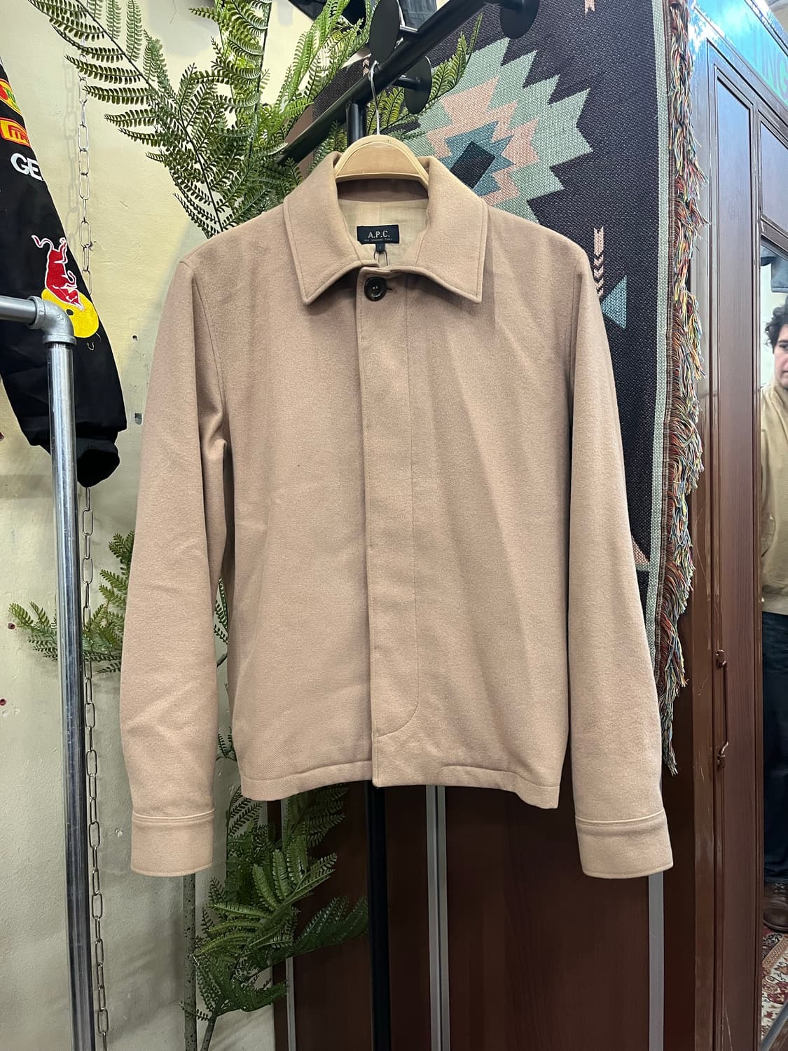 A.P.C 아페쎄 울 베이지 숏 코트 #csz735 상품이미지1