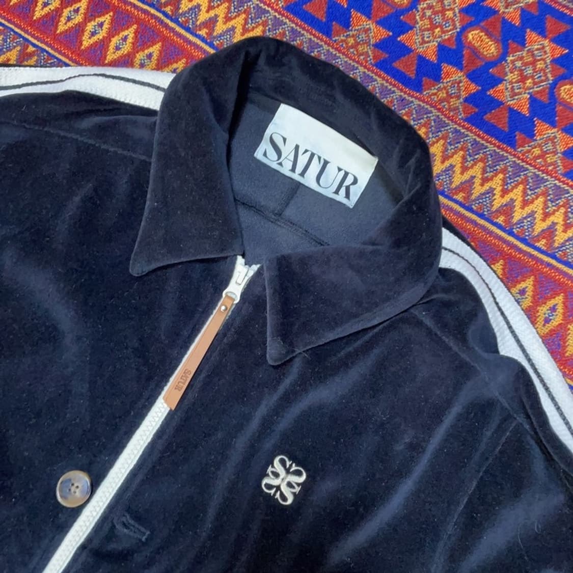 [100] 세터 벨벳 블루종 자켓 상품이미지3