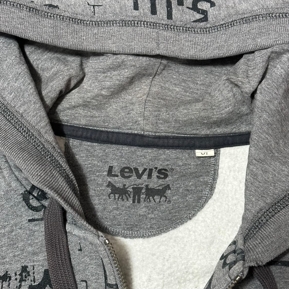 00's 리바이스 레터링 후드 상품이미지5
