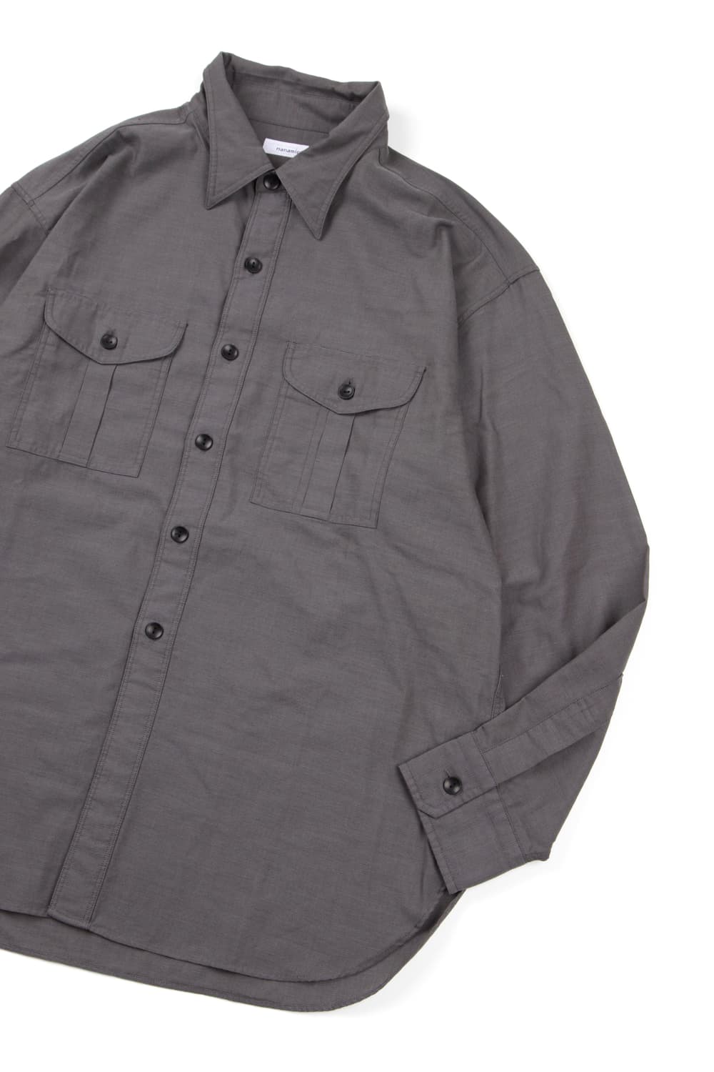 Nanamica 유틸리티 파나마 셔츠 그레이 상품이미지2