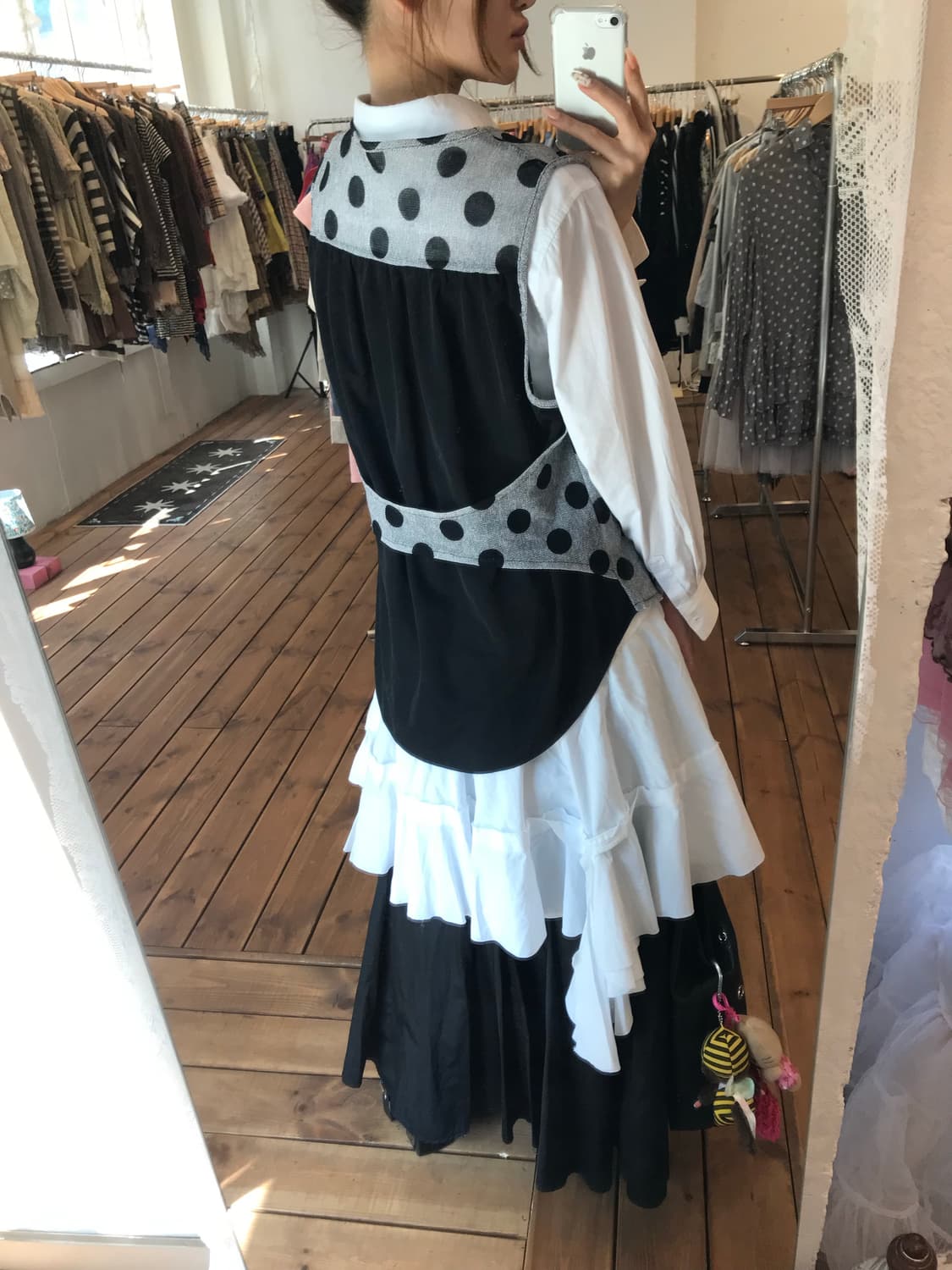 꼼데가르송 레이어드 디테일 셔츠 원피스 상품이미지5