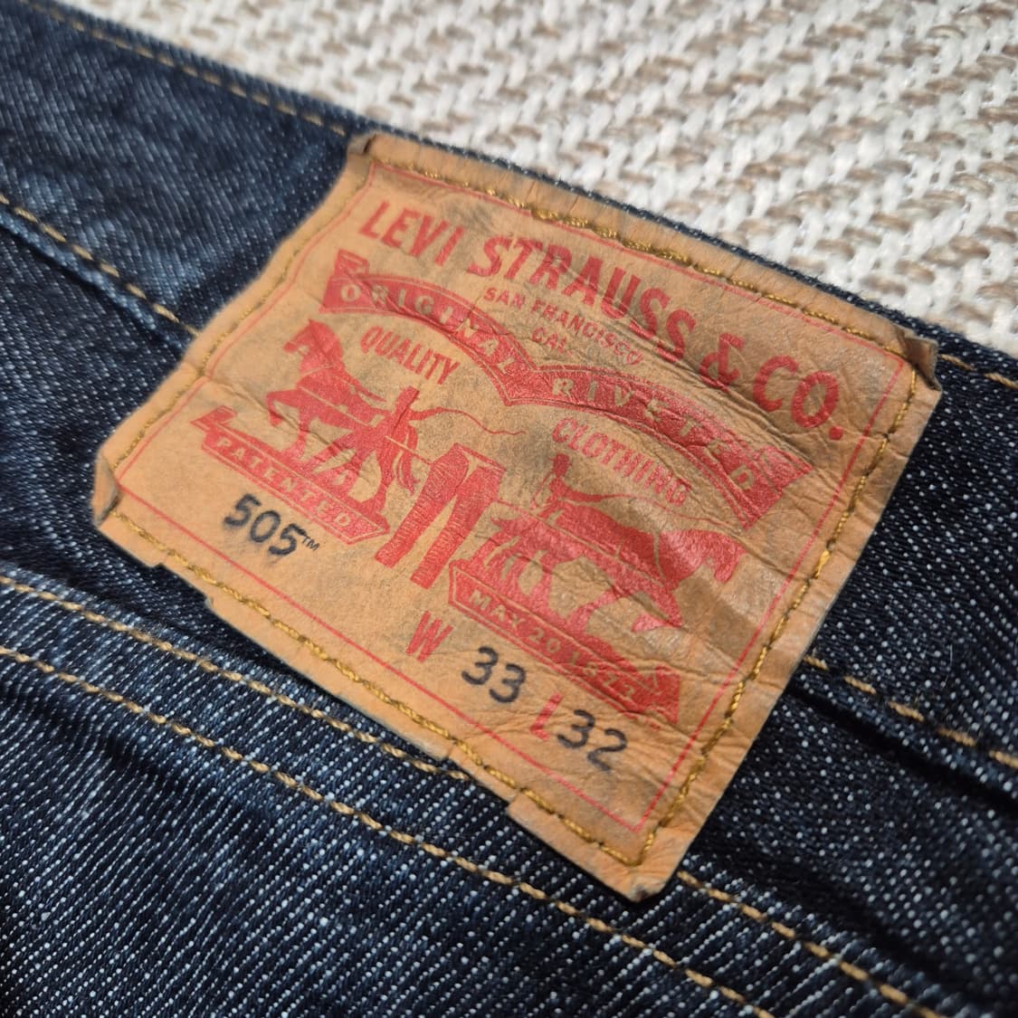 리바이스 505 33/32 ( p28 ) 상품이미지5