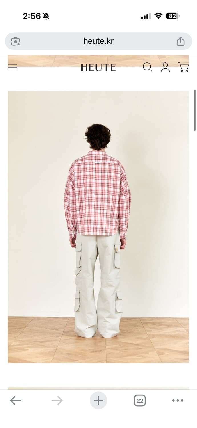 Heute 체크셔츠 상품이미지2
