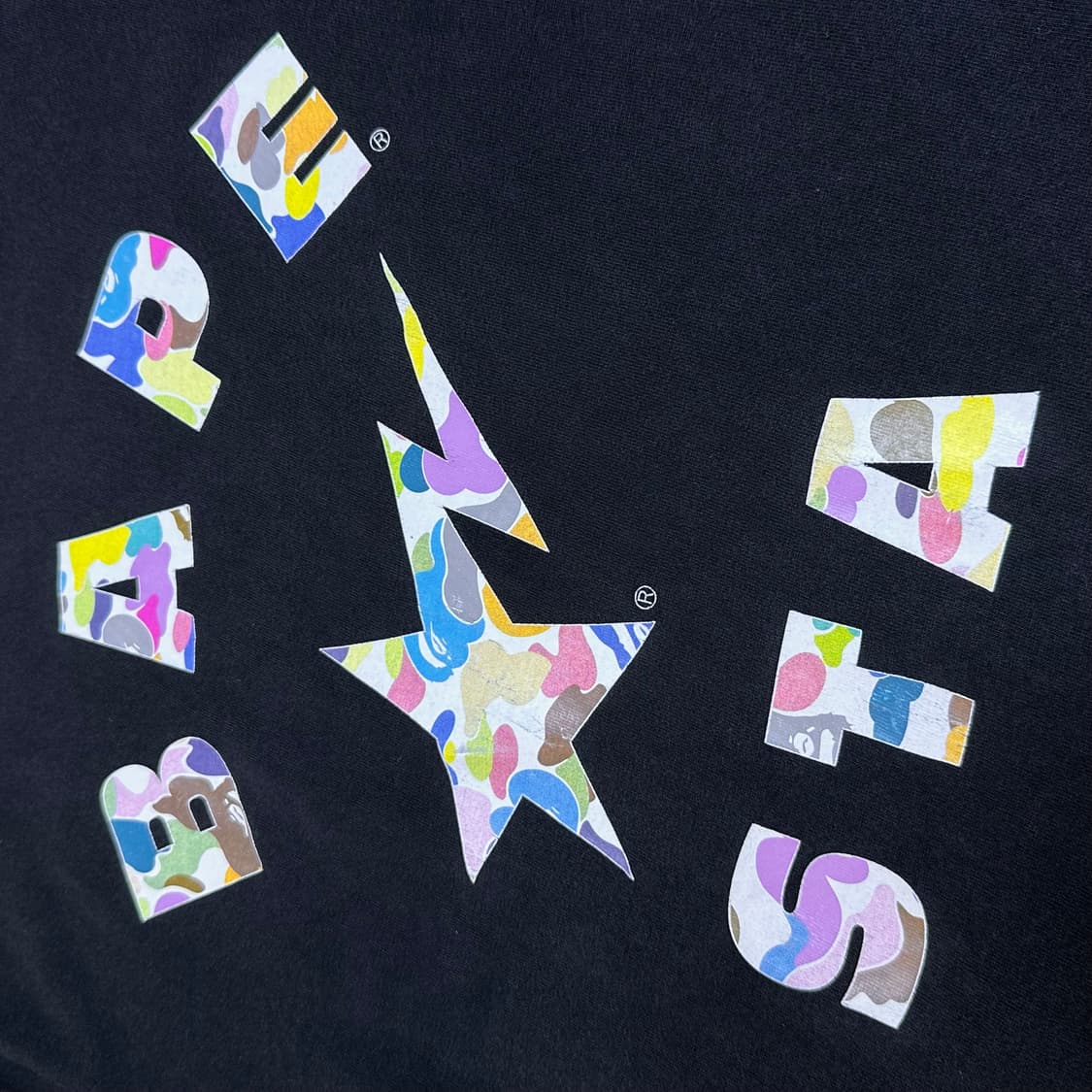 베이프 스타 컬러카모 반팔티셔츠 상품이미지6