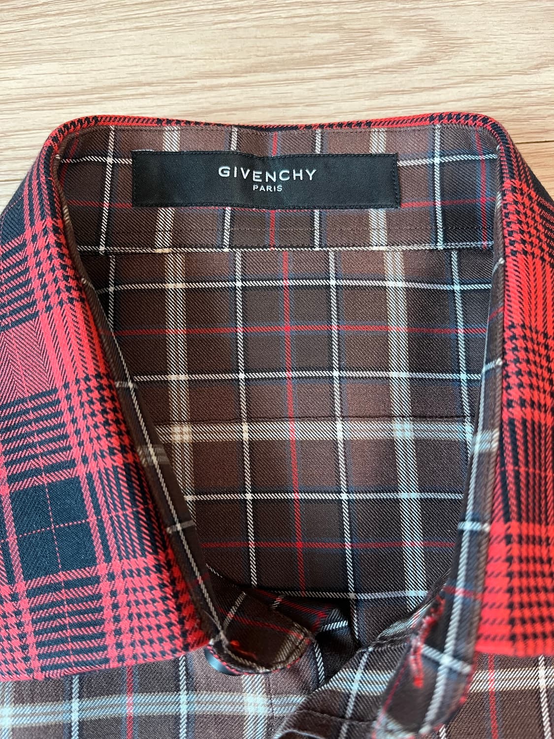 Givenchy 체크 셔츠 40사이즈(L~XL) 정품 상품이미지8