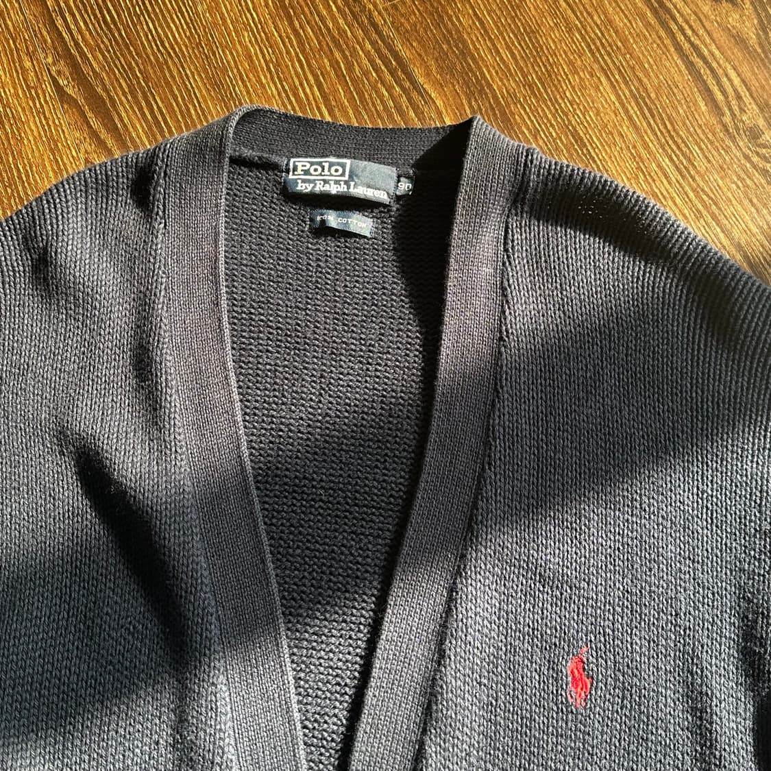 폴로 랄프로렌 코튼 니트 가디건 네이비 남여공용 90 상품이미지2