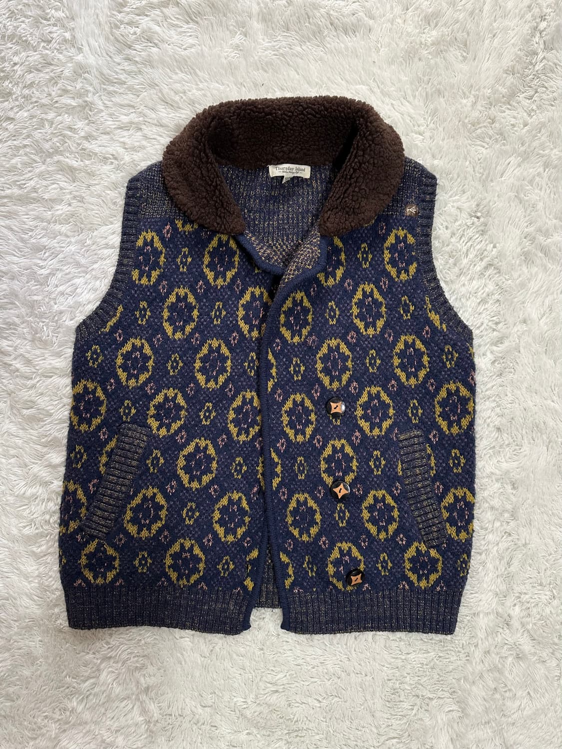 Thursday Island 니트 베스트 S 상품이미지1