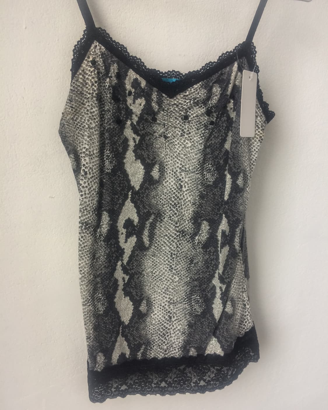 Python pattern lace sleeveless 상품이미지4