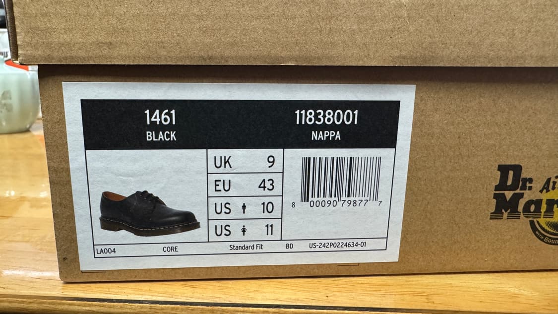 새제품- 닥터마틴 1461 나파 uk9 280 상품이미지5