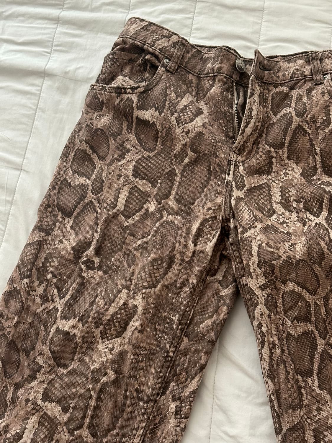 h&m 파이톤 애니멀 팬츠 상품이미지2