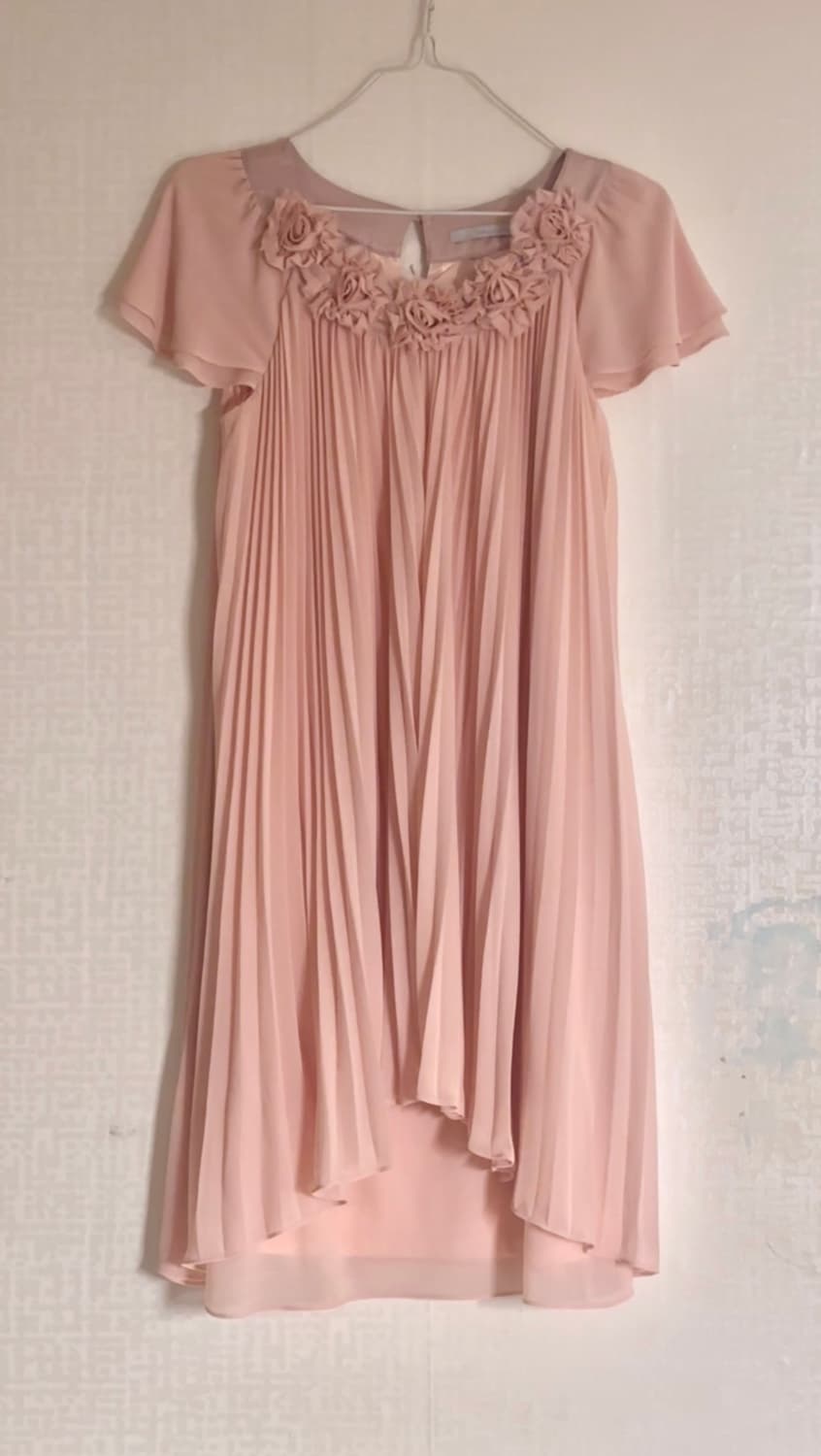 로맨틱 플리츠 쉬폰 드레스 상품이미지2