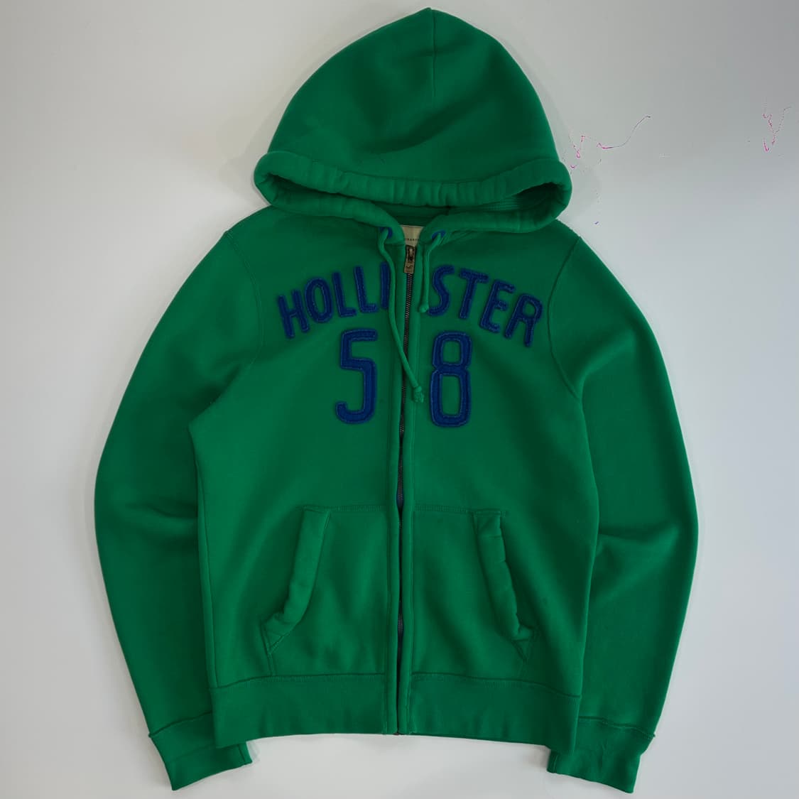 Hollister 홀리스터 블루로고 그린후드집업 상품이미지3