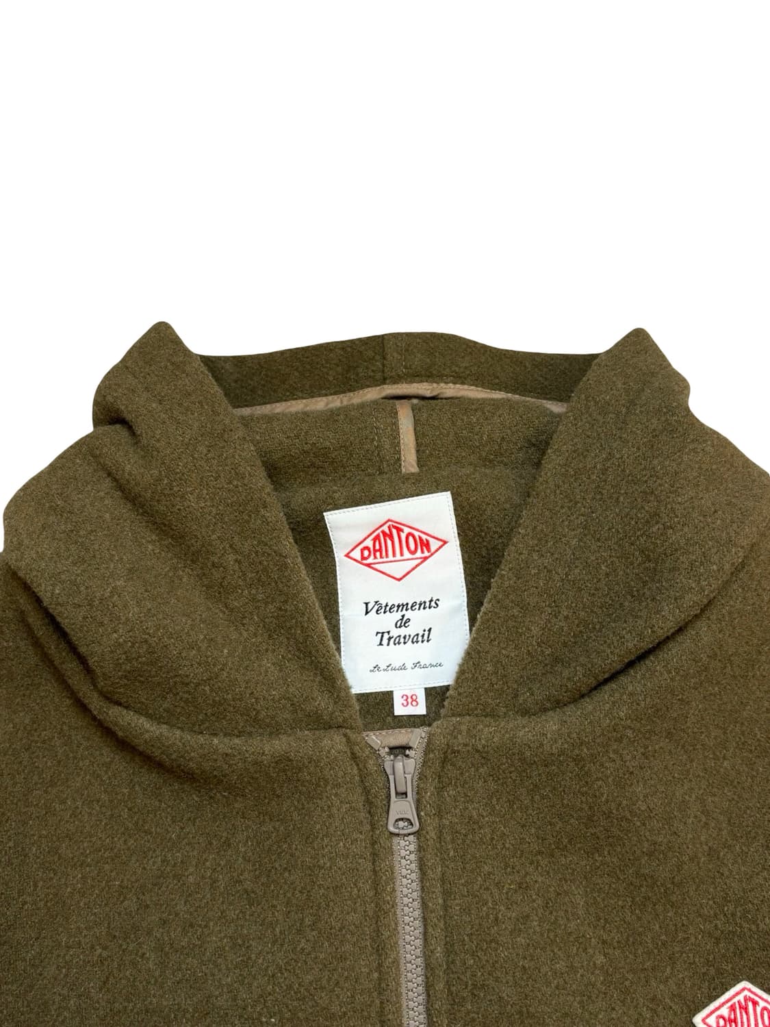 단톤 울 파일 집업 후드 코트 38 상품이미지4