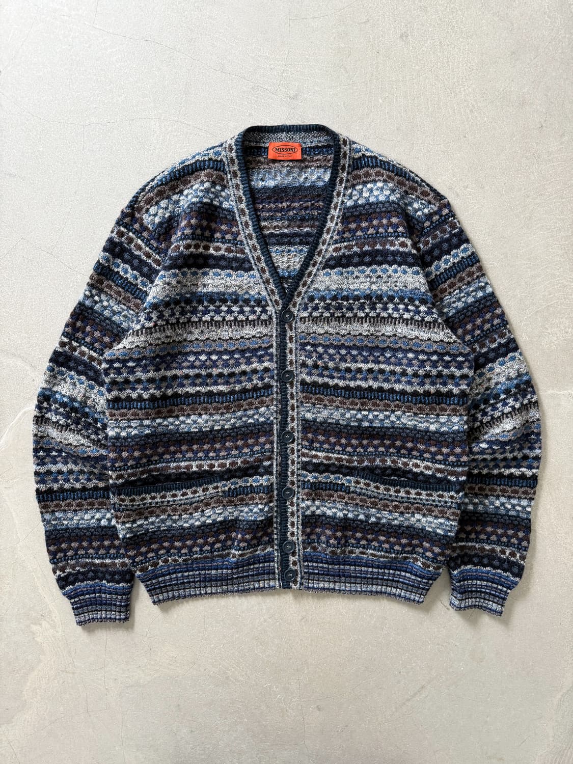 Missoni Mohair Wool Pattern Cardigan 상품이미지1