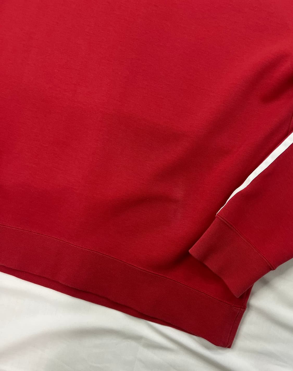 아디다스 삼선 맨투맨 레드 S 상품이미지5