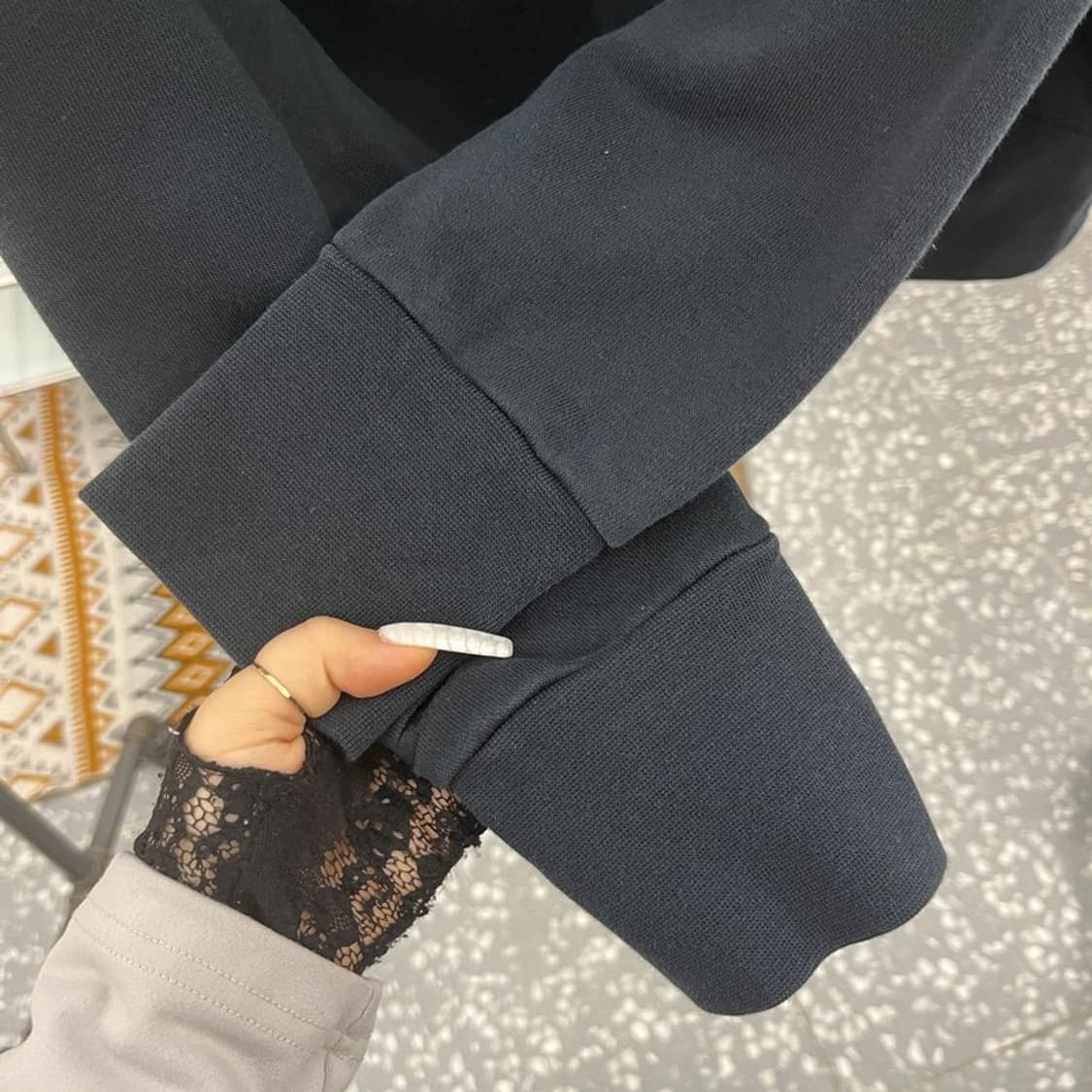 나이키 올드스쿨 드라이핏 아플리케 세미크롭 맨투맨 L C10960 상품이미지7