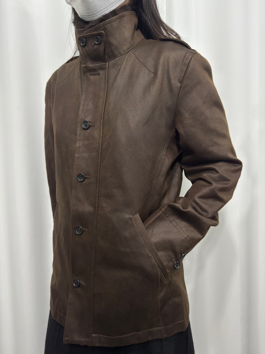 takeo kikuchi fur detail twoway jacket 상품이미지8