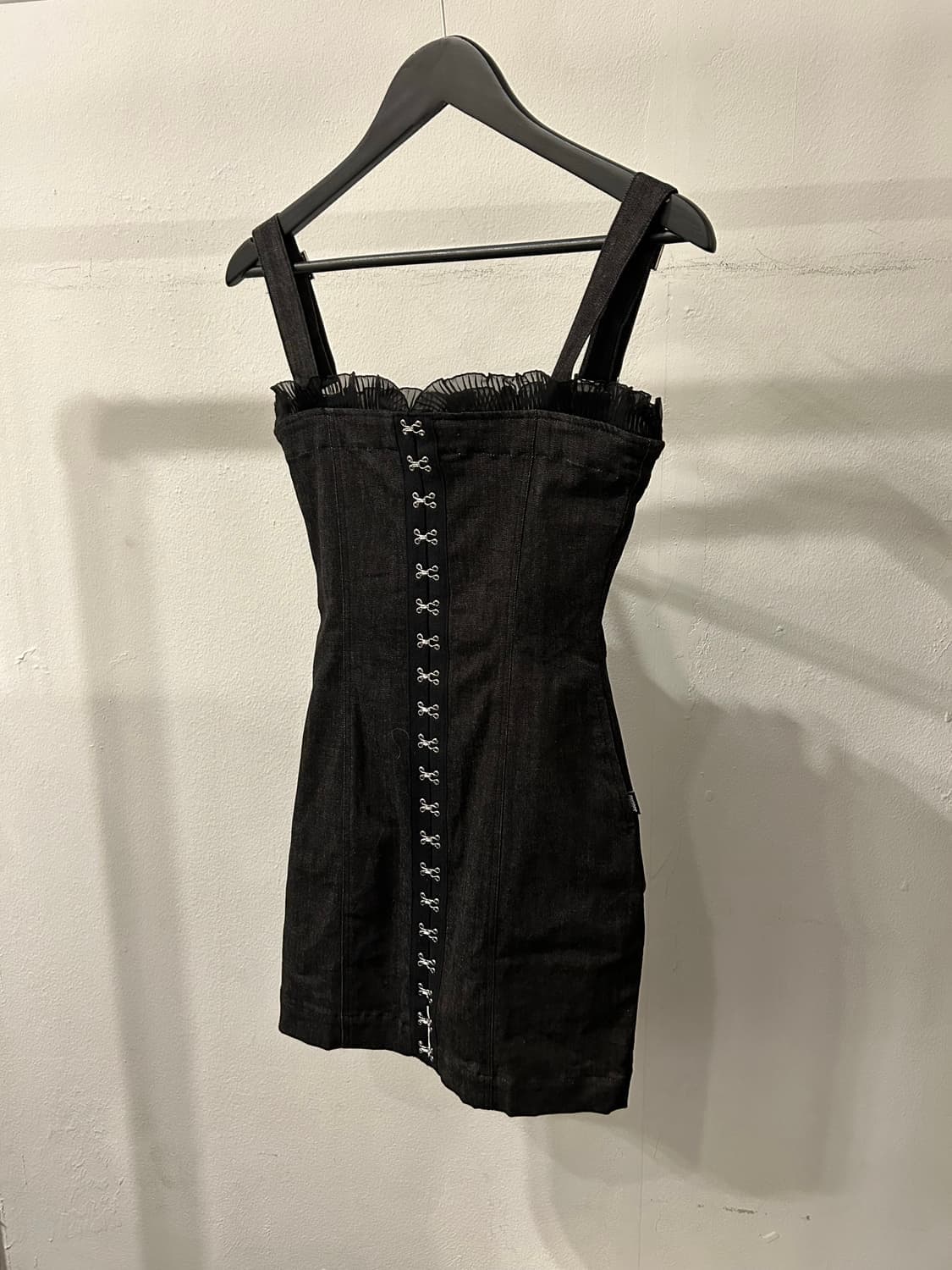 페인오어플레져 데님 원피스 상품이미지4