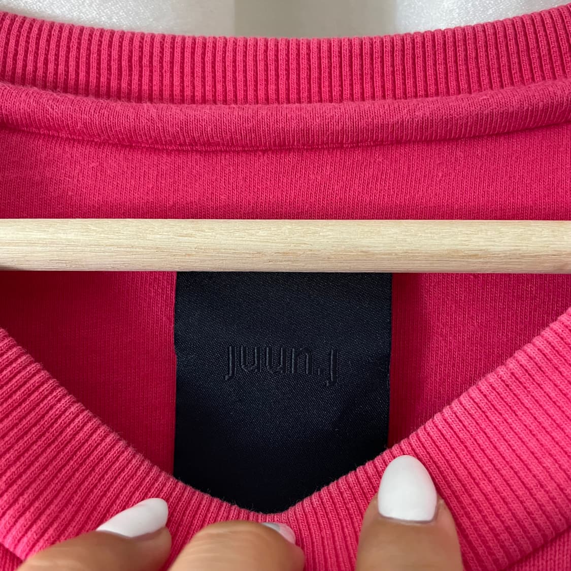 준지 아카이브 핑크 맨투맨 상품이미지6