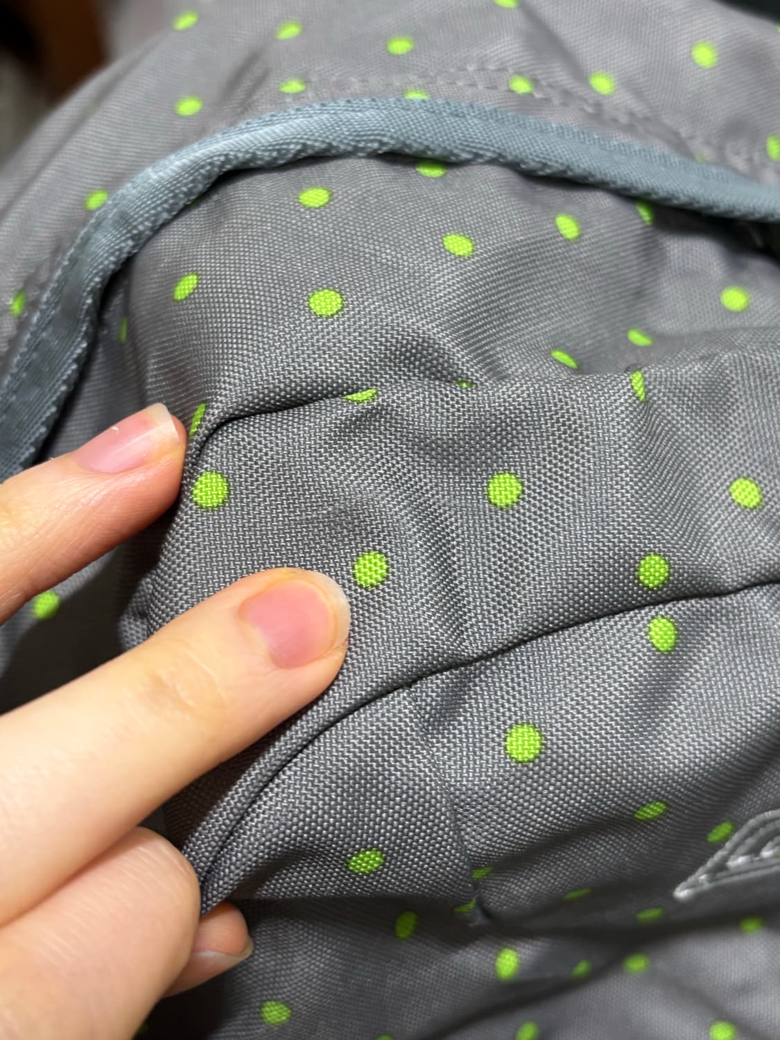 콜맨 초록 도트 백팩 | 가방 일본 빈티지 하구미 모리걸 대장템 상품이미지8