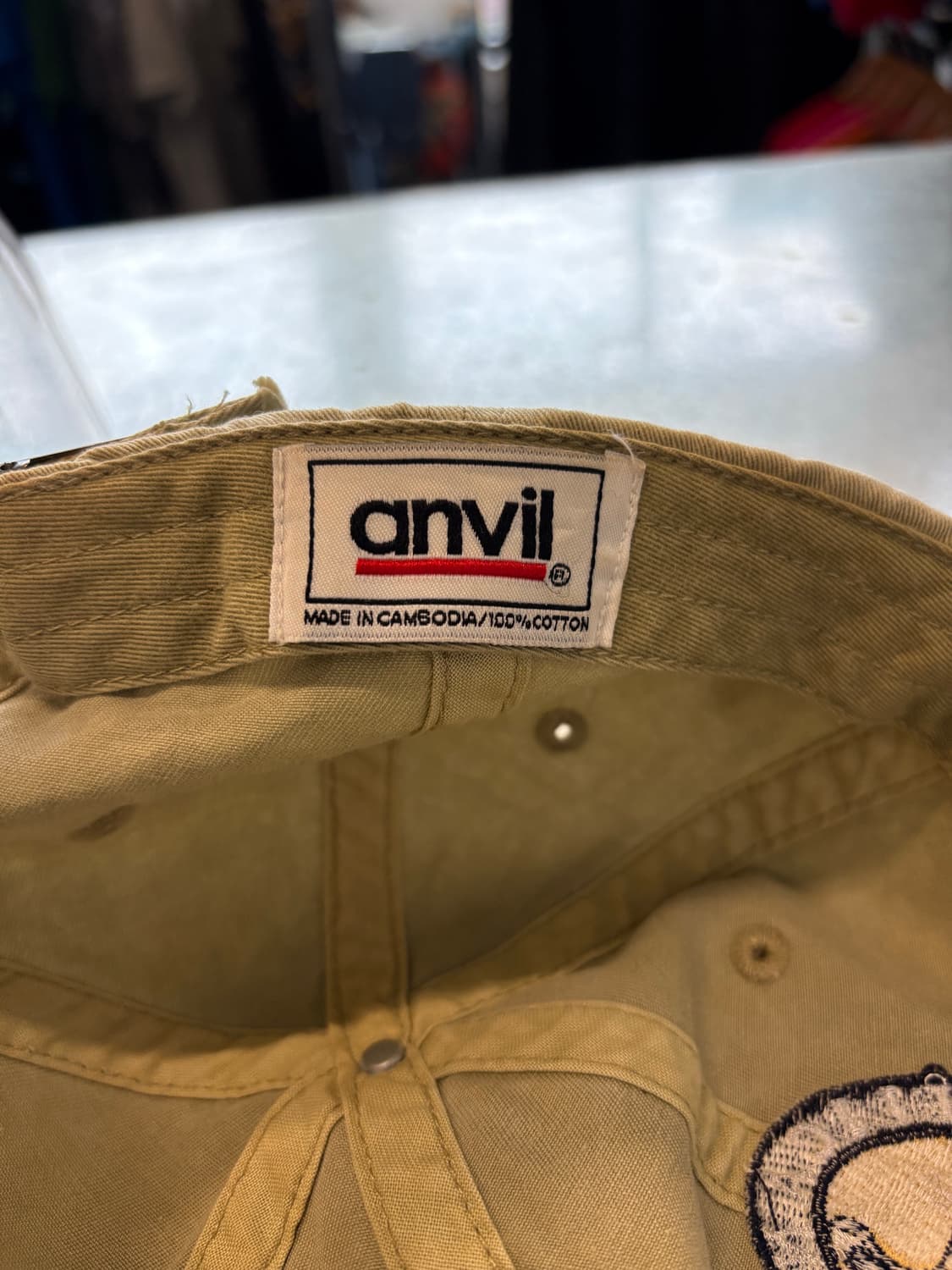 엔빌 Anvil 빈티지 배색 워싱 빈티지 캡 상품이미지5