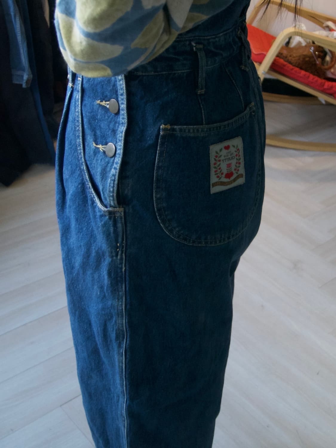 [CHATTY] balloon tapered denim overall 상품이미지6