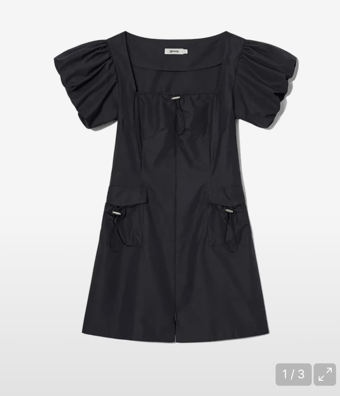 글로니 DETROIT PUFF DRESS (CHARCOAL) 상품이미지1