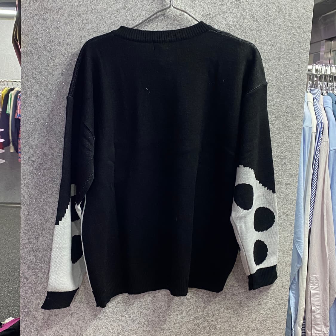 스투시 미들로고 더블다이스 니트 B3334 상품이미지4