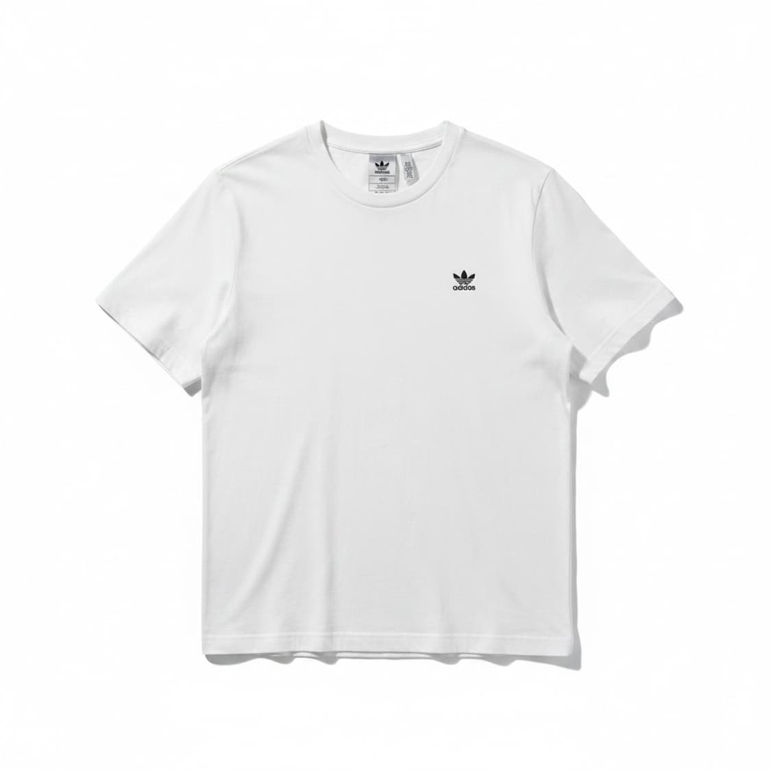 아디다스 반팔티 흰색 삼선 로고 XL 상품이미지1