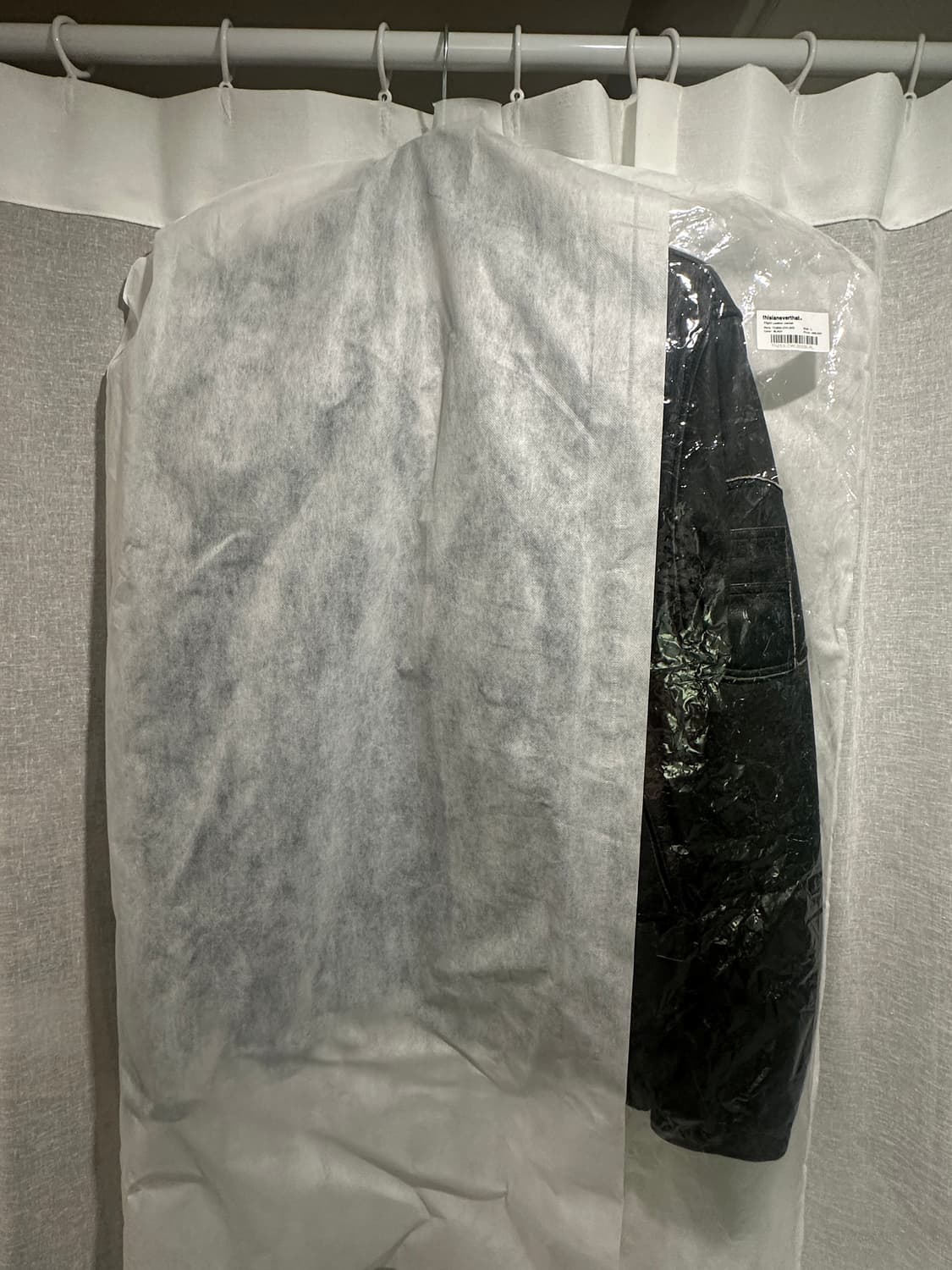 디스이즈네버댓 플라이트 레더 자켓 L 새상품 상품이미지2