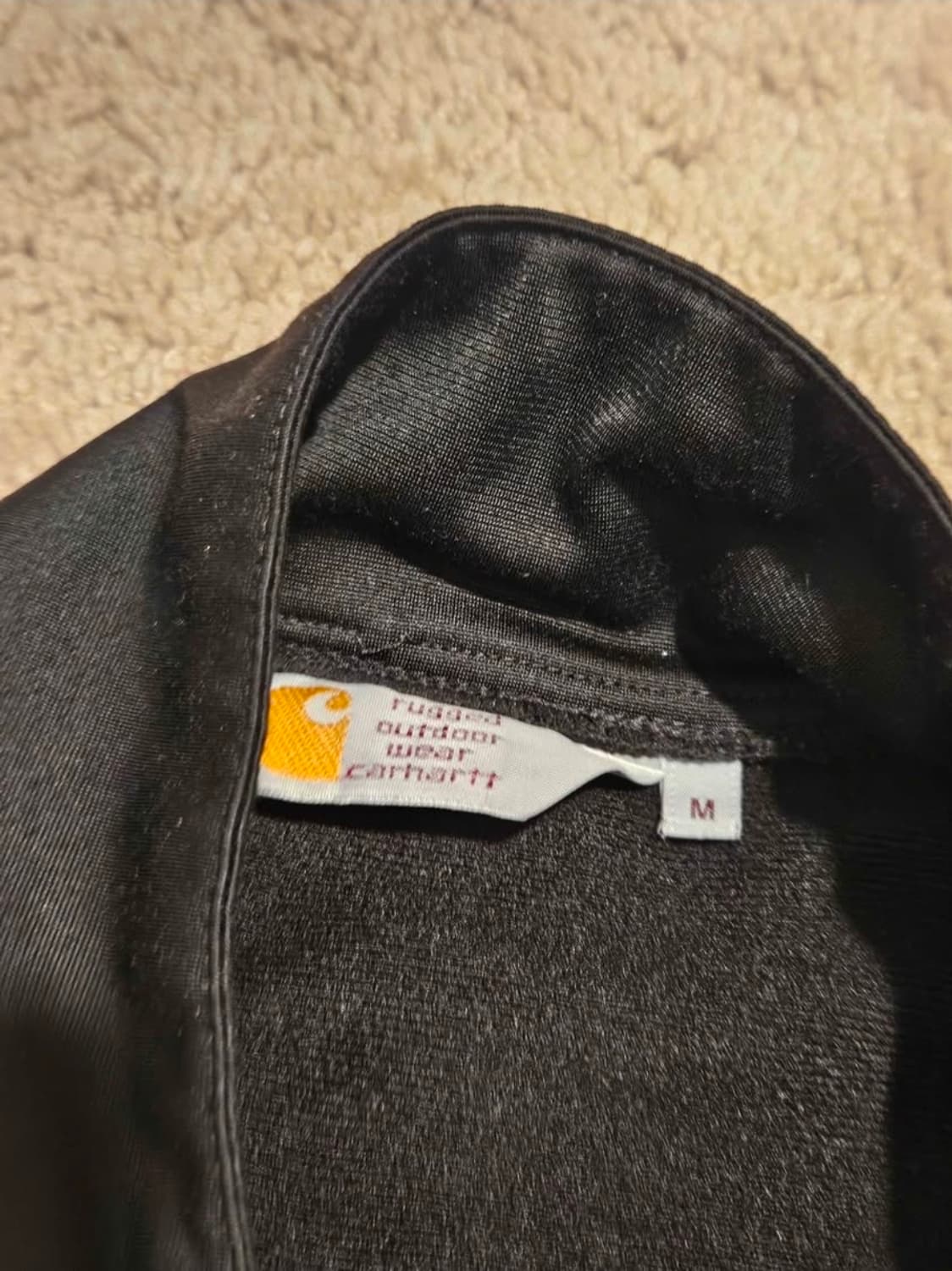 칼하트 레이서 트랙 핏 블랙 자켓 M 상품이미지3