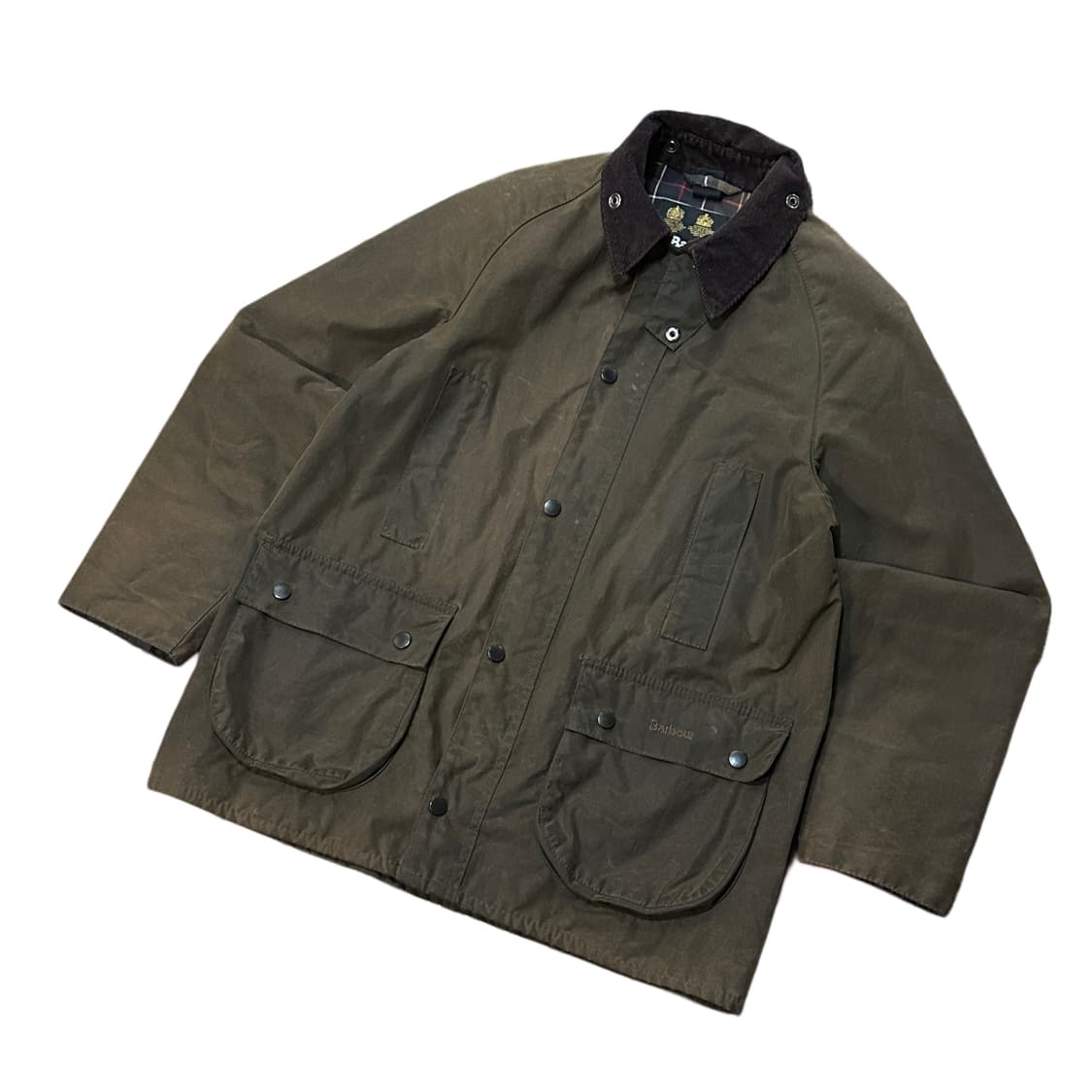 BARBOUR 바버 뷰포트 왁스 자켓 (S-M) 올리브 상품이미지1