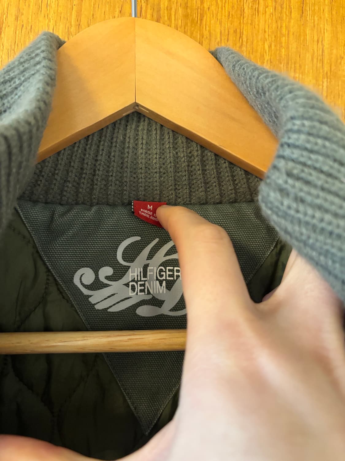 타미힐피거 카키 야상 점퍼 상품이미지3