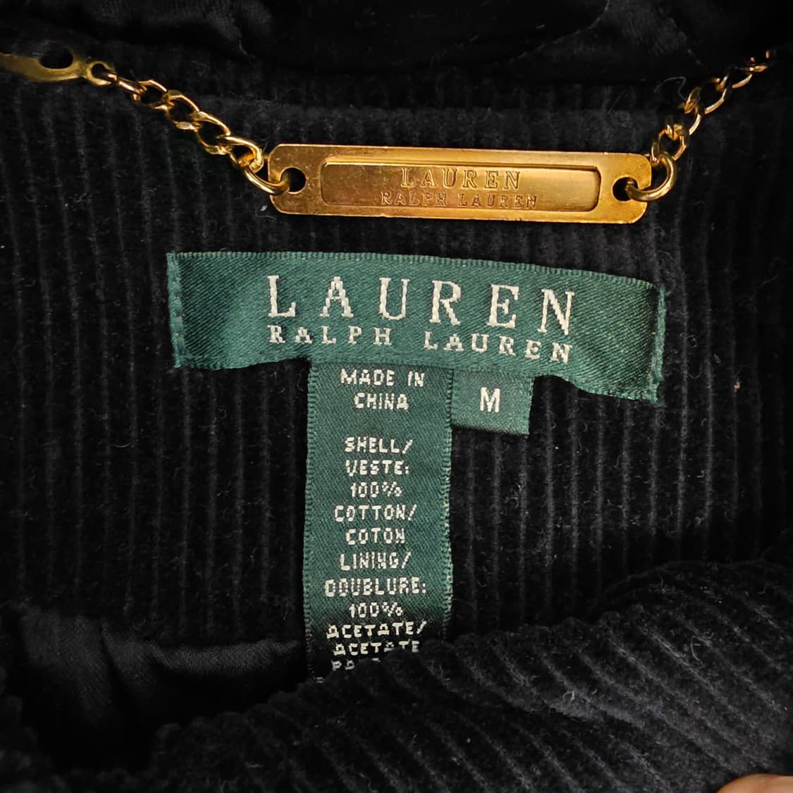 [국내유일] 랄프로렌 코듀로이(골덴) 더플 떡볶이 코트 상품이미지2