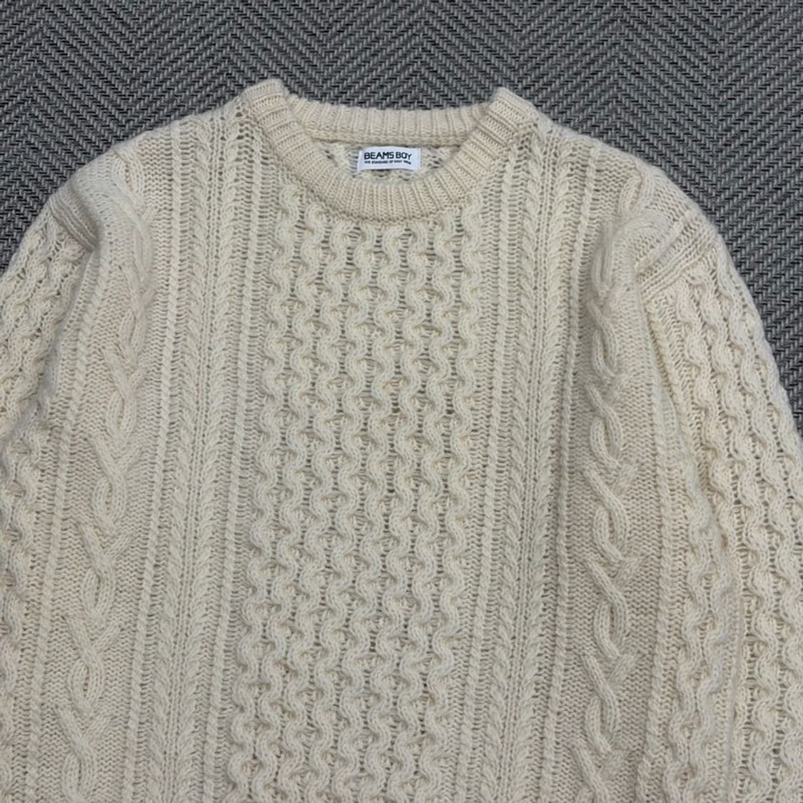 빔즈보이 케이블 울 스웨터 v1655 상품이미지3