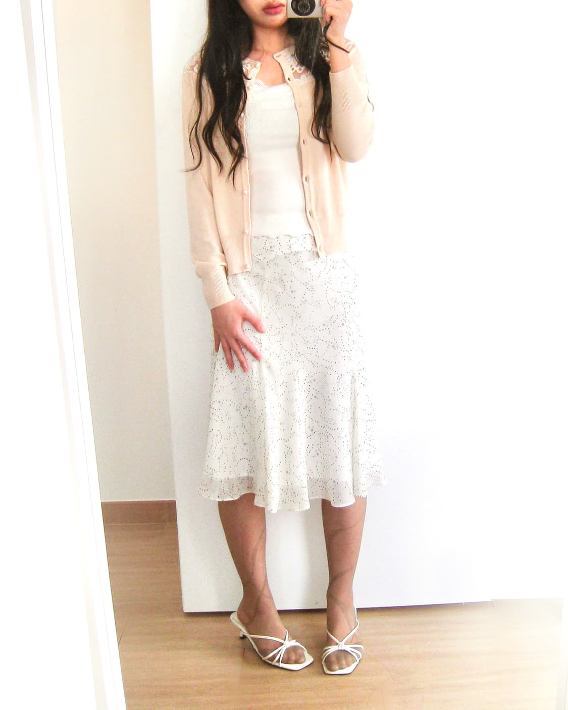 「 토도독 귀여운 물방울 무늬。。。♥」물방울 릴리 스커트 상품이미지2